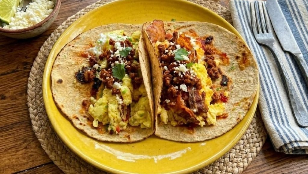 Gluten free breakfast recipes, tacos