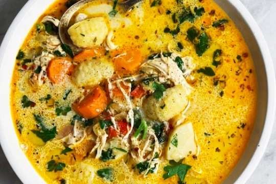 Gnocchi soup