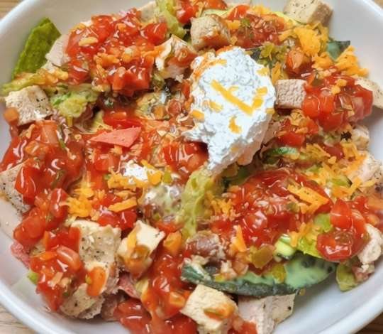 Cold Chicken Nachos