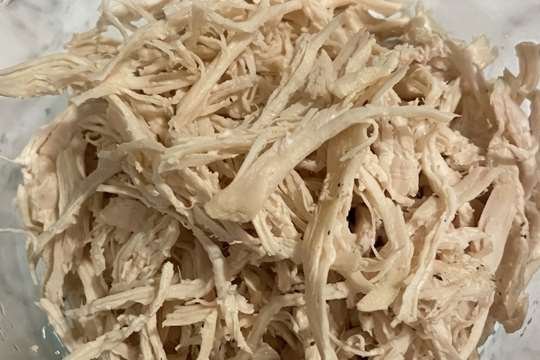Shredded chicken